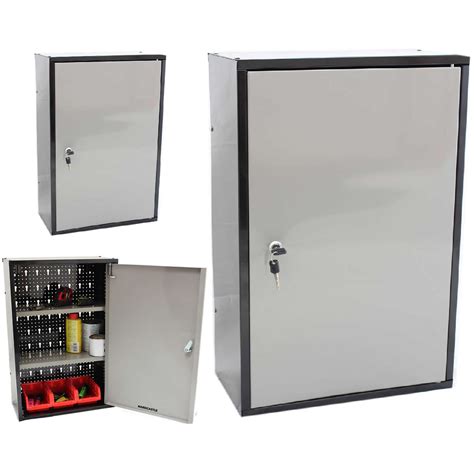 lockable metal storage box wall mout|locking metal storage cabinets.